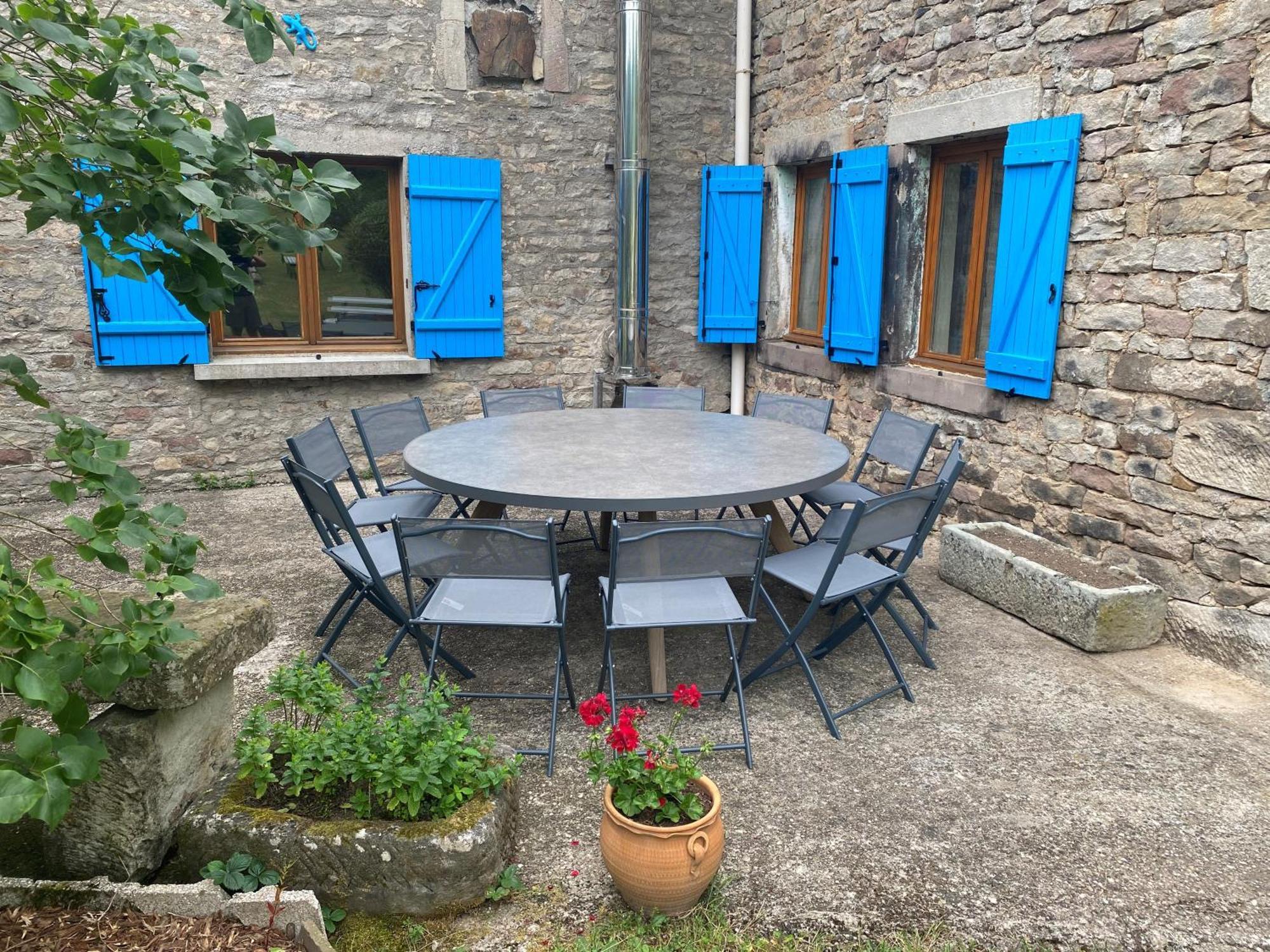 Les Volets Bleus Villa La Chapelle-aux-Bois Bagian luar foto